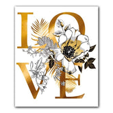 Toile - LOVE & Gold
